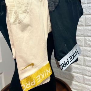 2 pc set . Nike Pro Dri-fit Tights Leggings. Size small